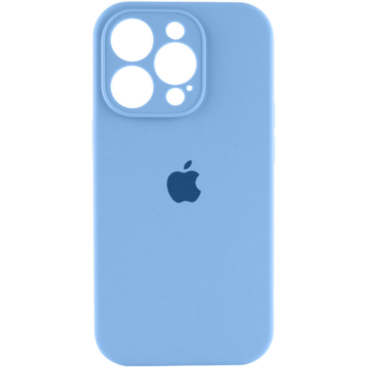 Silicone Case Full Camera Protective (AA) для iPhone 13 Pro Max (Cornflower)-0